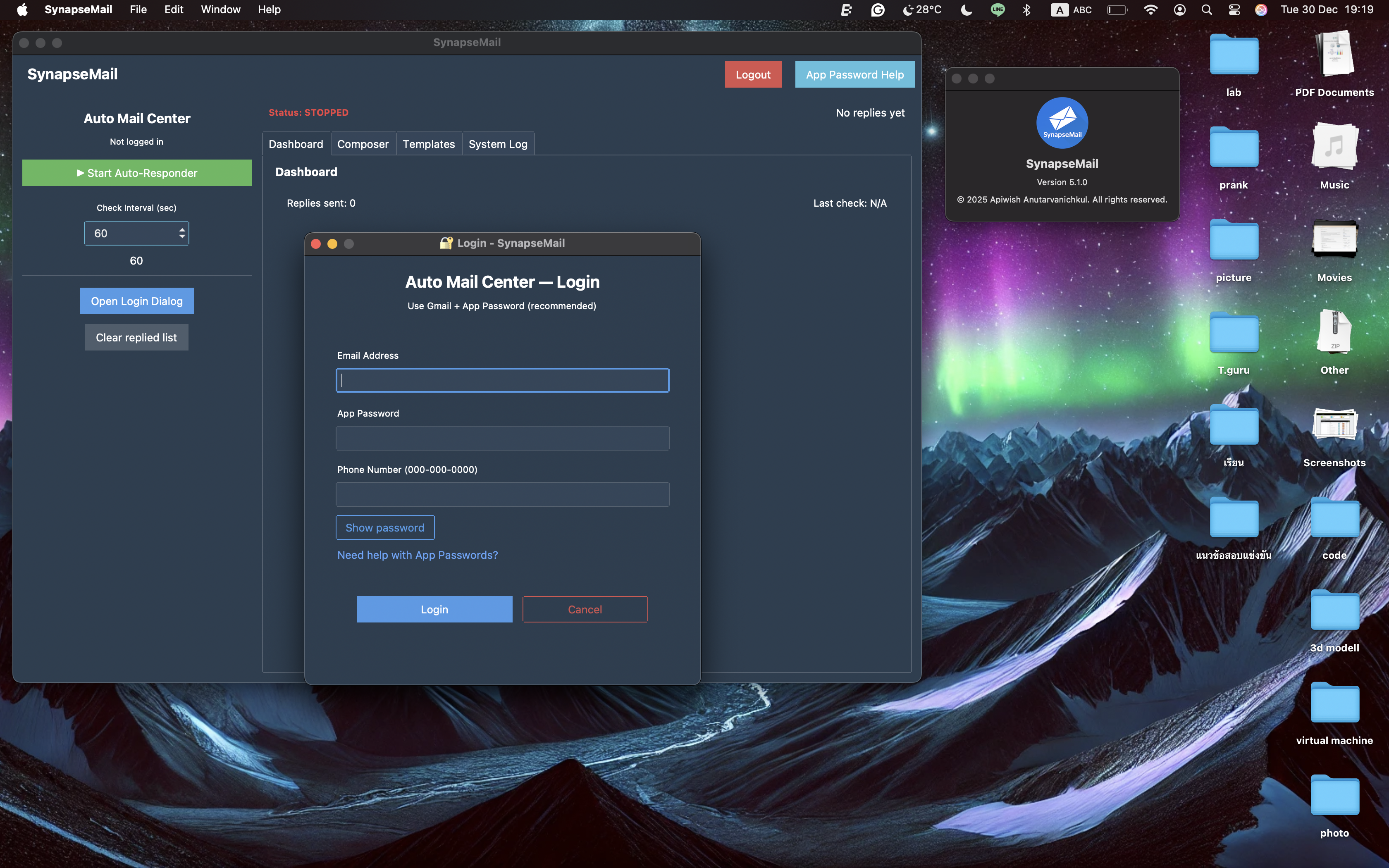 SynapseMail macOS Email Automation